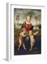 Madonna of the Goldfinch, about 1506-Raphael-Framed Giclee Print