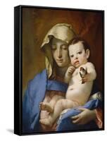 Madonna of the Goldfinch, c.1767-70-Giovanni Battista Tiepolo-Framed Stretched Canvas