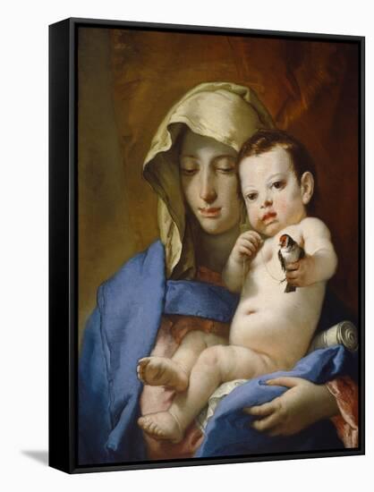 Madonna of the Goldfinch, c.1767-70-Giovanni Battista Tiepolo-Framed Stretched Canvas