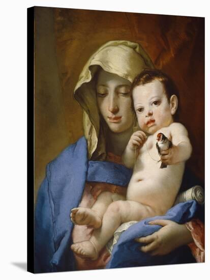 Madonna of the Goldfinch, c.1767-70-Giovanni Battista Tiepolo-Stretched Canvas