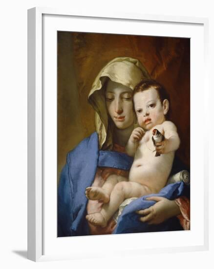 Madonna of the Goldfinch, c.1767-70-Giovanni Battista Tiepolo-Framed Giclee Print