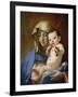 Madonna of the Goldfinch, c.1767-70-Giovanni Battista Tiepolo-Framed Giclee Print