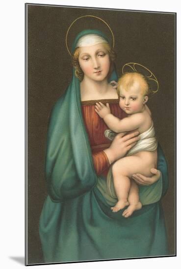Madonna of the Granduca by Raphael, Florence-null-Mounted Art Print