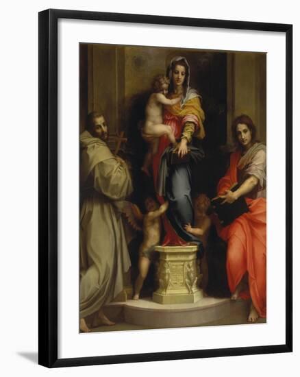 Madonna of the Harpies, 1517-Andrea del Sarto-Framed Giclee Print