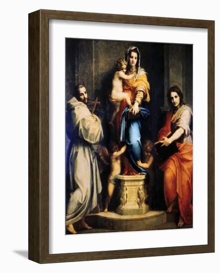 Madonna of the Harpies, 1517-Andrea del Sarto-Framed Giclee Print