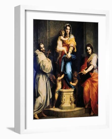 Madonna of the Harpies, 1517-Andrea del Sarto-Framed Giclee Print