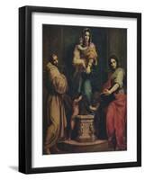 'Madonna of the Harpies', 1517-Andrea Del Sarto-Framed Giclee Print