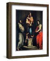 Madonna of the Harpies-Andrea del Sarto-Framed Art Print