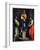 Madonna of the Harpies-Andrea del Sarto-Framed Art Print