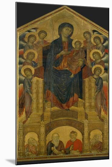 Madonna of the Holy Trinity, Painted Around 1260 for the Church of the Trinity in Florence-Cimabue-Mounted Giclee Print