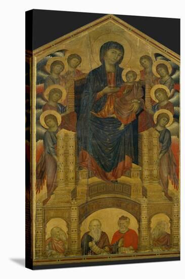 Madonna of the Holy Trinity, Painted Around 1260 for the Church of the Trinity in Florence-Cimabue-Stretched Canvas