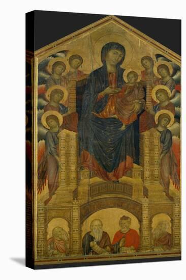 Madonna of the Holy Trinity, Painted Around 1260 for the Church of the Trinity in Florence-Cimabue-Stretched Canvas