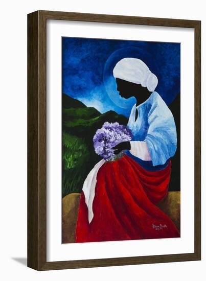 Madonna of the Lilacs-Patricia Brintle-Framed Giclee Print