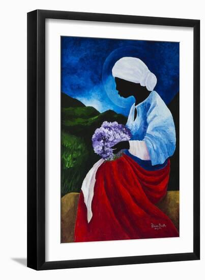 Madonna of the Lilacs-Patricia Brintle-Framed Giclee Print