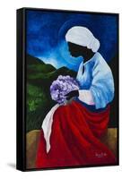 Madonna of the Lilacs-Patricia Brintle-Framed Stretched Canvas