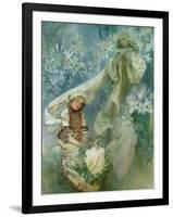 Madonna of the Lilies, 1905-Alphonse Mucha-Framed Premium Giclee Print