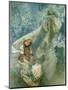 Madonna of the Lilies, 1905-Alphonse Mucha-Mounted Giclee Print
