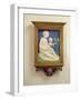 Madonna of the Lilies, C.1450-60 (Terracotta with Glaze)-Luca Della Robbia-Framed Giclee Print