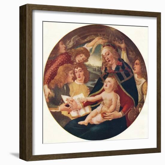 'Madonna of the Magnificat', 1481-Sandro Botticelli-Framed Giclee Print