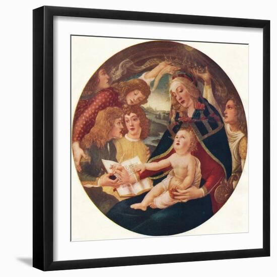 'Madonna of the Magnificat', 1481-Sandro Botticelli-Framed Giclee Print