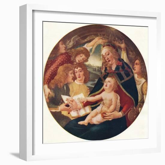 'Madonna of the Magnificat', 1481-Sandro Botticelli-Framed Giclee Print