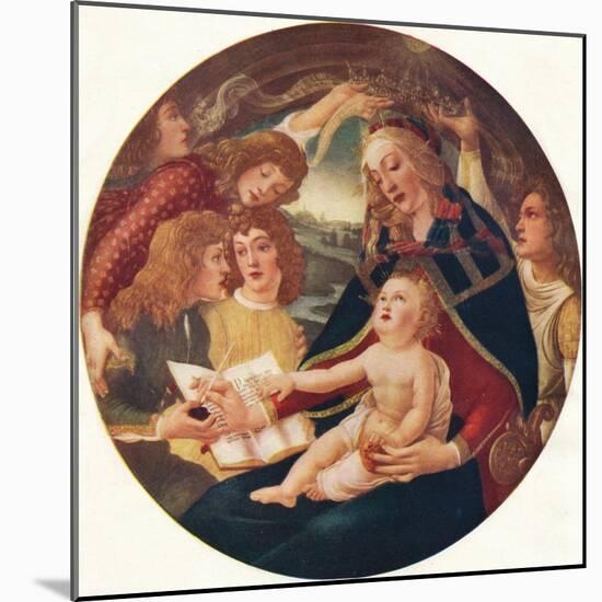 'Madonna of the Magnificat', 1481-Sandro Botticelli-Mounted Giclee Print