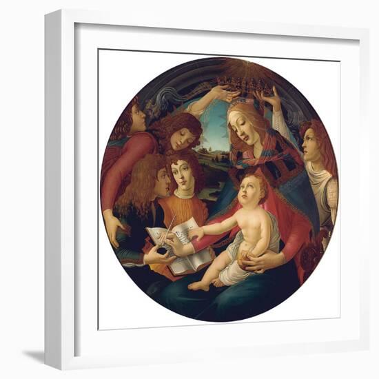 Madonna of the Magnificat-Sandro Botticelli-Framed Giclee Print