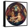 Madonna of the Magnificat-Sandro Botticelli-Framed Stretched Canvas