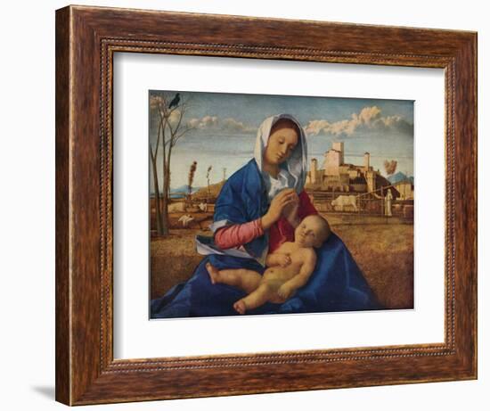 'Madonna of the Meadow', c1500-Giovanni Bellini-Framed Giclee Print