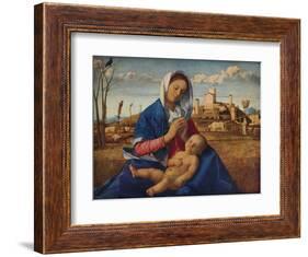 'Madonna of the Meadow', c1500-Giovanni Bellini-Framed Giclee Print