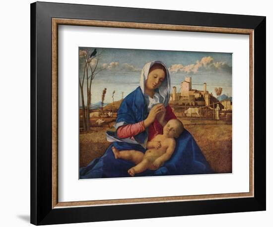 'Madonna of the Meadow', c1500-Giovanni Bellini-Framed Giclee Print