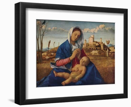 'Madonna of the Meadow', c1500-Giovanni Bellini-Framed Giclee Print