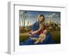 Madonna of the Meadow (Madonna Del Prato), 1505 (Oil on Canvas)-Giovanni Bellini-Framed Giclee Print