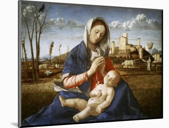 Madonna of the Meadow-Giovanni Bellini-Mounted Giclee Print