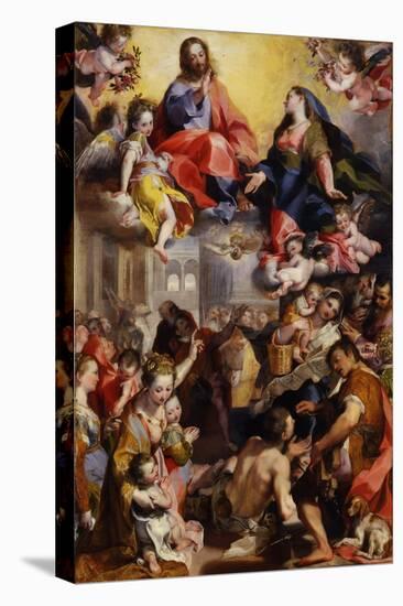 Madonna of the People, 1579-Federico Fiori Barocci or Baroccio-Stretched Canvas