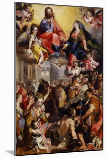 Madonna of the People, 1579-Federico Fiori Barocci or Baroccio-Mounted Giclee Print