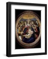 Madonna of the Pomegranate by Sandro Botticelli-null-Framed Giclee Print