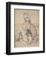 Madonna of the pomegranate, c.1504-Raphael-Framed Giclee Print