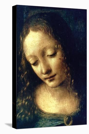 Madonna of the Rocks (Detail), 1482-1486-Leonardo da Vinci-Stretched Canvas