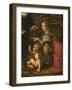 Madonna of the Rocks (detail of Saint John and the Angel), 1483-6-Leonardo Da Vinci-Framed Giclee Print