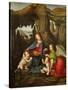 Madonna of the Rocks-Leonardo da Vinci-Stretched Canvas