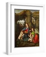 Madonna of the Rocks-Leonardo da Vinci-Framed Giclee Print