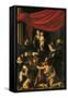 Madonna of the Rosary-Caravaggio-Framed Stretched Canvas