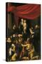 Madonna of the Rosary-Caravaggio-Stretched Canvas