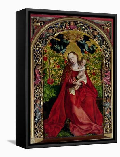 Madonna of the Rose Bower, 1473-Martin Schongauer-Framed Stretched Canvas