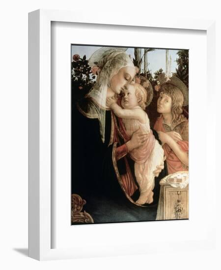 Madonna of the Rosegarden No.2 (with St. John Baptist)-Sandro Botticelli-Framed Giclee Print
