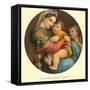 Madonna of the Seggiola, Raphael, Florence-null-Framed Stretched Canvas
