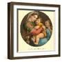 Madonna of the Seggiola, Raphael, Florence-null-Framed Art Print