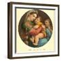 Madonna of the Seggiola, Raphael, Florence-null-Framed Art Print