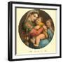 Madonna of the Seggiola, Raphael, Florence-null-Framed Art Print